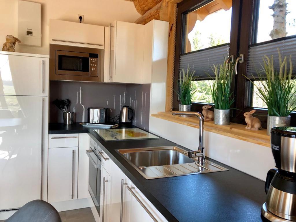 Naturstammhaus Und Appartements Zum Brockenbaecker 탠 외부 사진