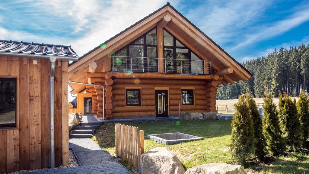 Naturstammhaus Und Appartements Zum Brockenbaecker 탠 외부 사진