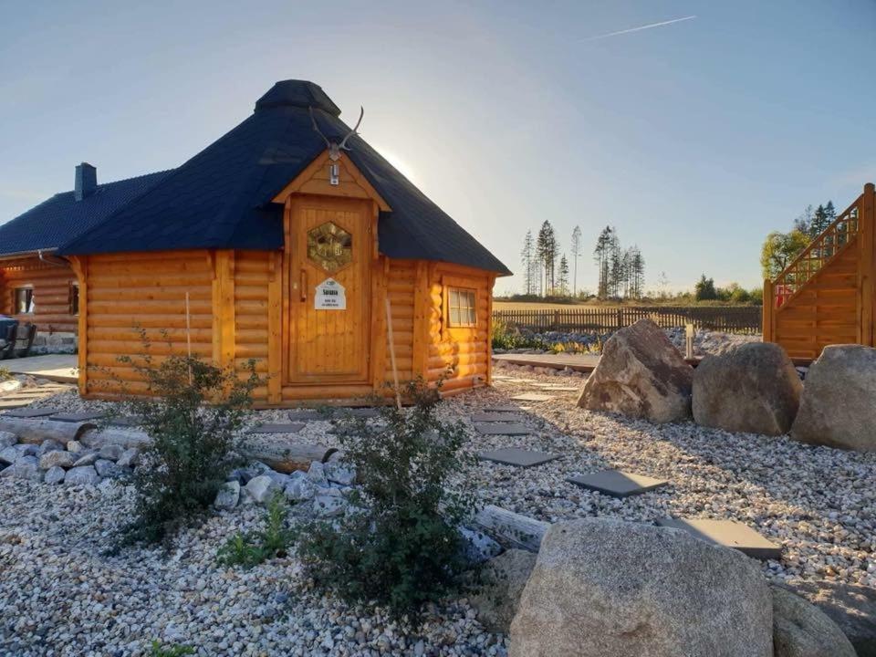 Naturstammhaus Und Appartements Zum Brockenbaecker 탠 외부 사진